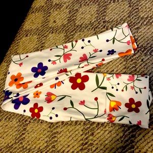 Floral yoga pants